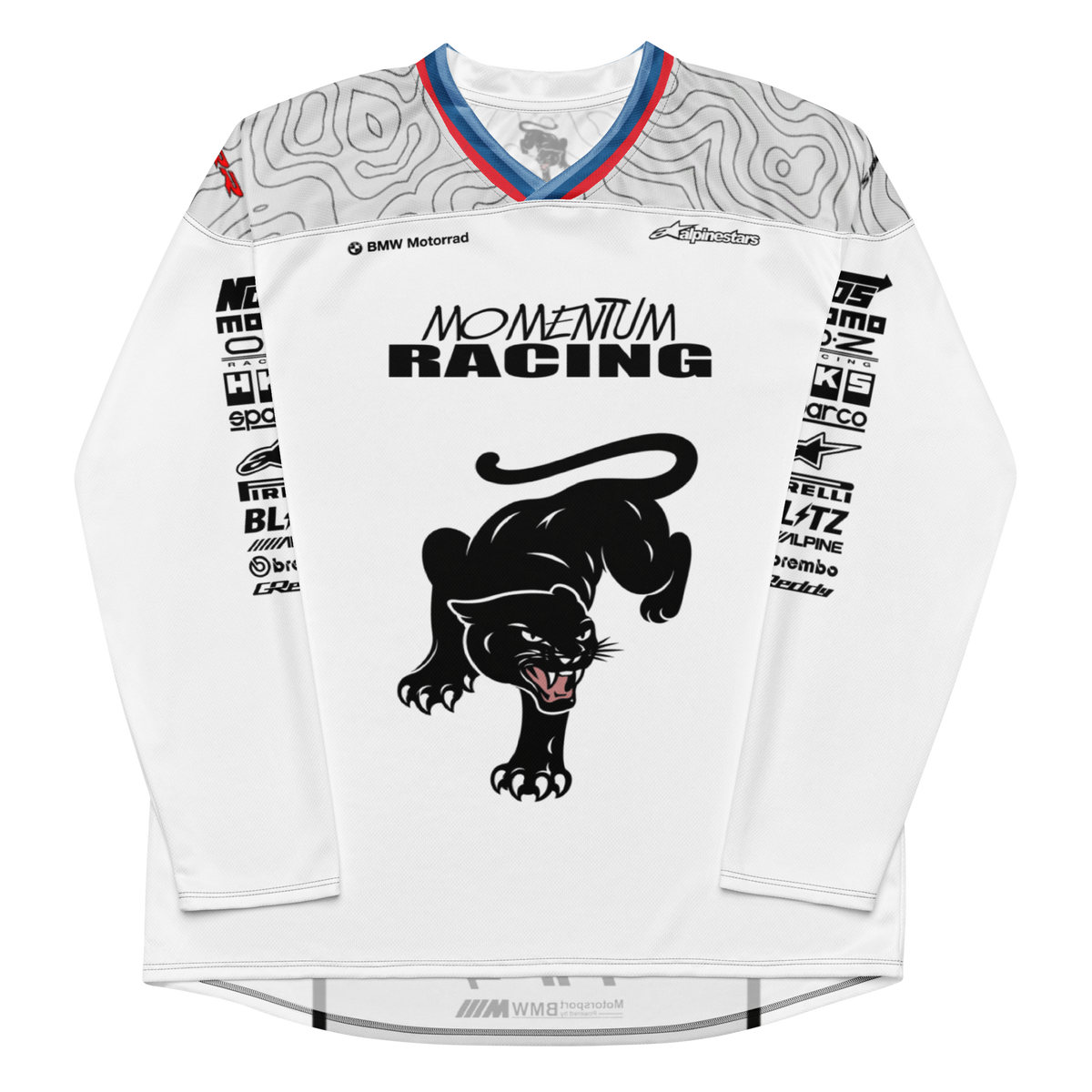 MOMENTUM Racing White Jersey